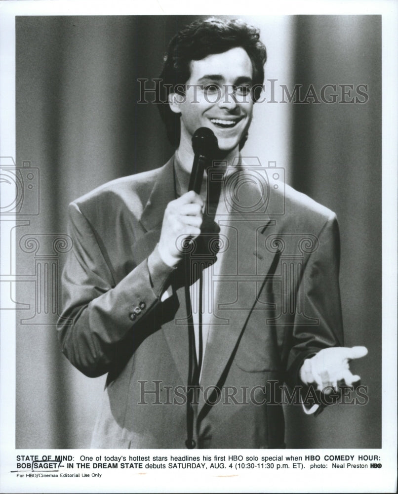 Press Photo Bob Saget HBO comedy comedian television - RRW31259 - Historic Images