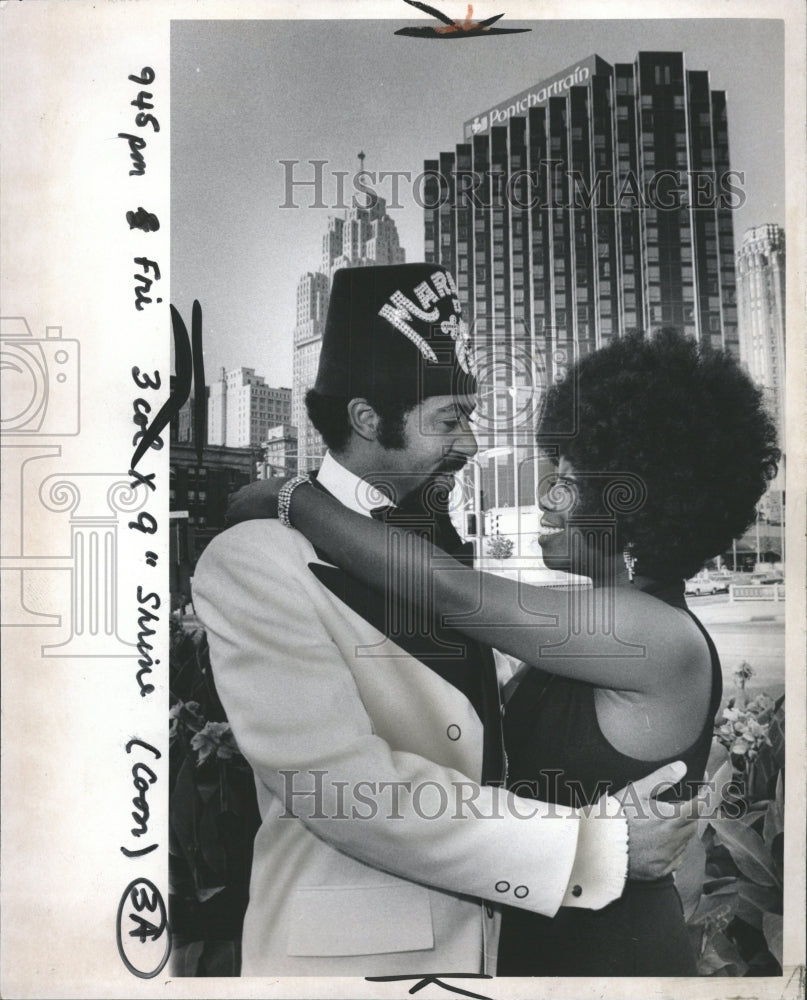 1973 Press Photo Dennis S. Evans &amp; Karen Robinson. - RRW31399 - Historic Images