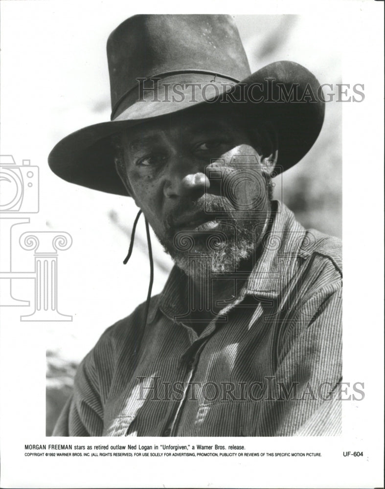 1992 Press Photo Morgan Freeman (Actor) - RRW31573 - Historic Images