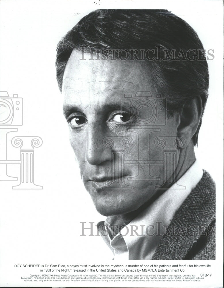 1985 Press Photo Roy Scheider (Actor) - RRW31733 - Historic Images