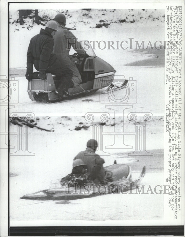 1969 Press Photo Lansing:David Woodend Michigan Safety - RRW31741 - Historic Images