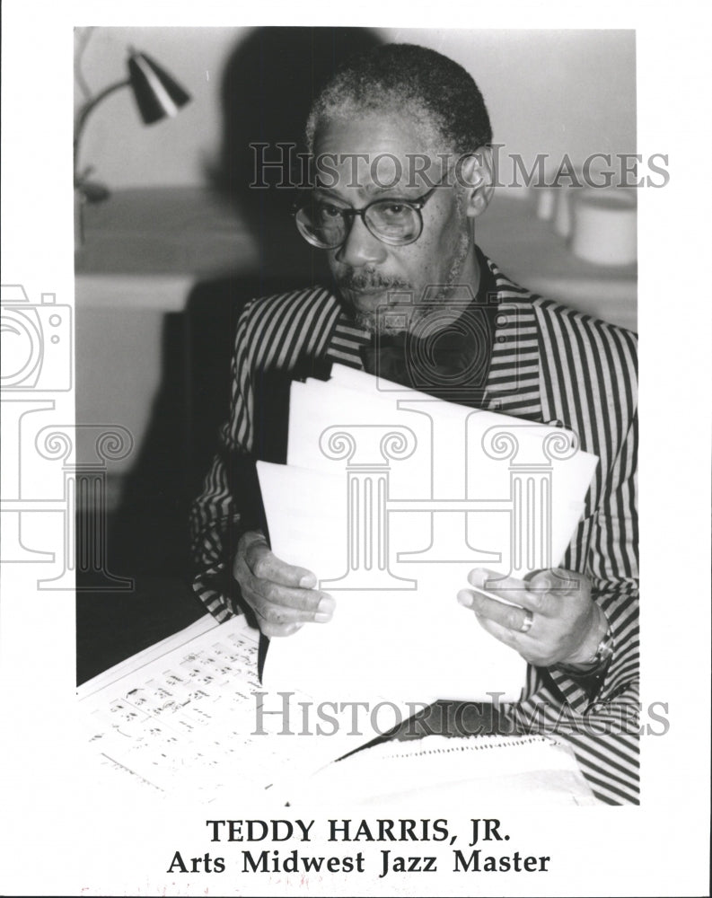 Press Photo Teddy Harris Jr,Arts Midwest Jazz Master - RRW31853 - Historic Images