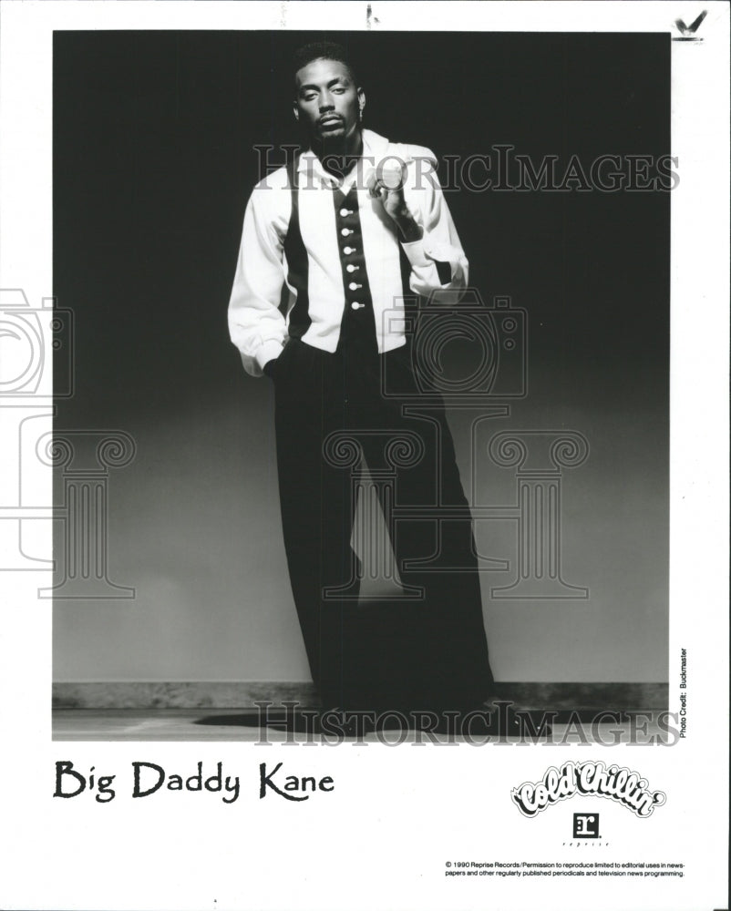 1992 Press Photo Big Daddy Kane American Rapper - RRW31871 - Historic Images
