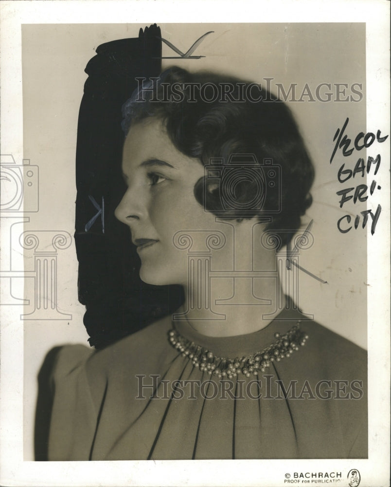 1939 Press Photo Mrs. Howard Harting, Det.Flier - RRW31925 - Historic Images