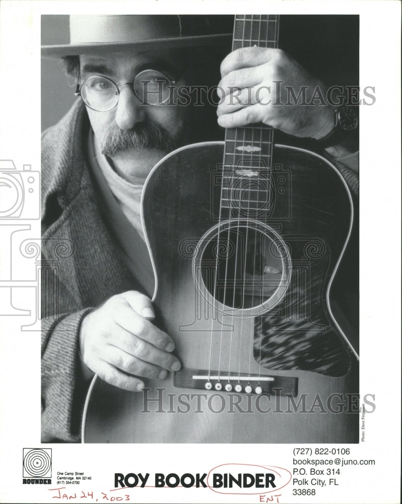 2003 Press Photo Roy Book Binder Rev Gary Davis Blues - RRW32119 - Historic Images