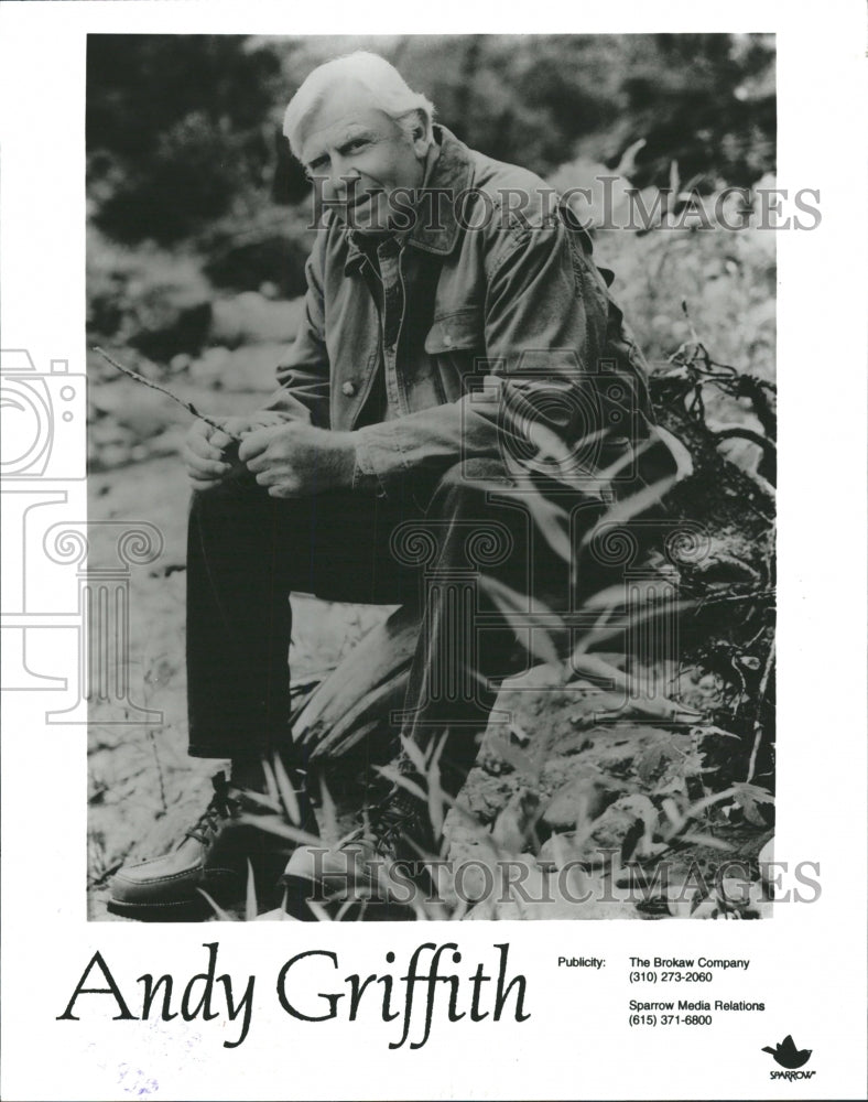 1996 Press Photo Andy Griffith artist director singer - RRW32293 - Historic Images