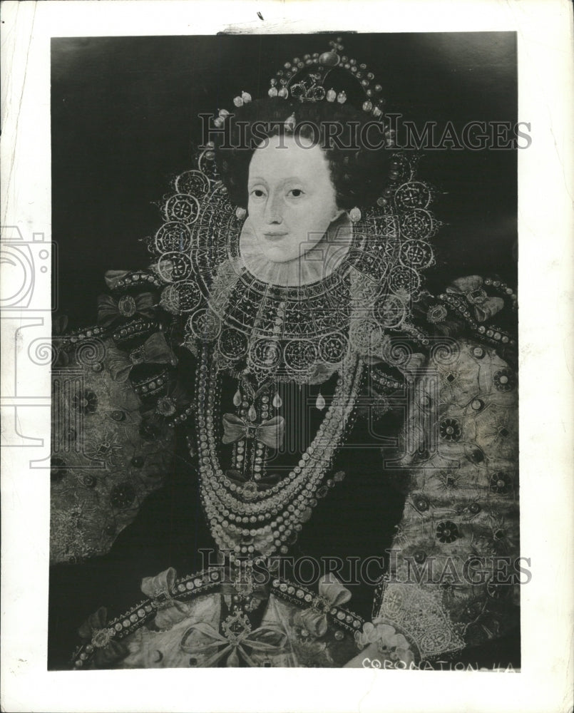 1937 Press Photo Queen Elizabeth I Anne Boleyn Henry - RRW32357 - Historic Images