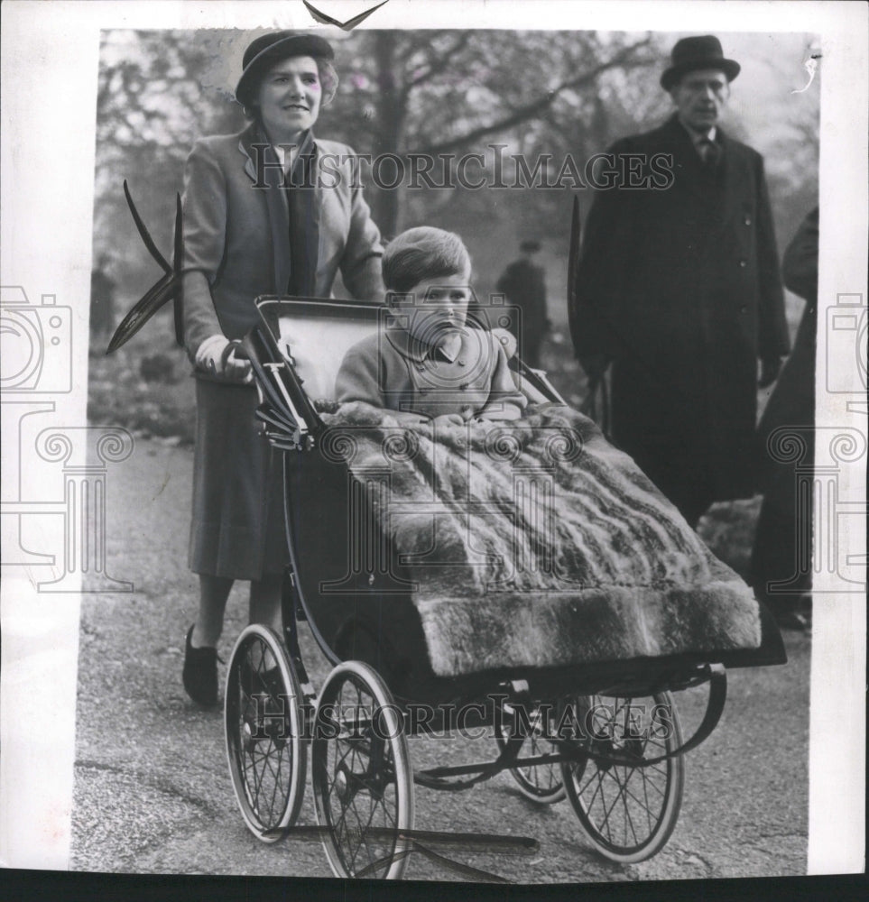 1951 Press Photo Nurses Wheels Prince Charles London - RRW32379 - Historic Images