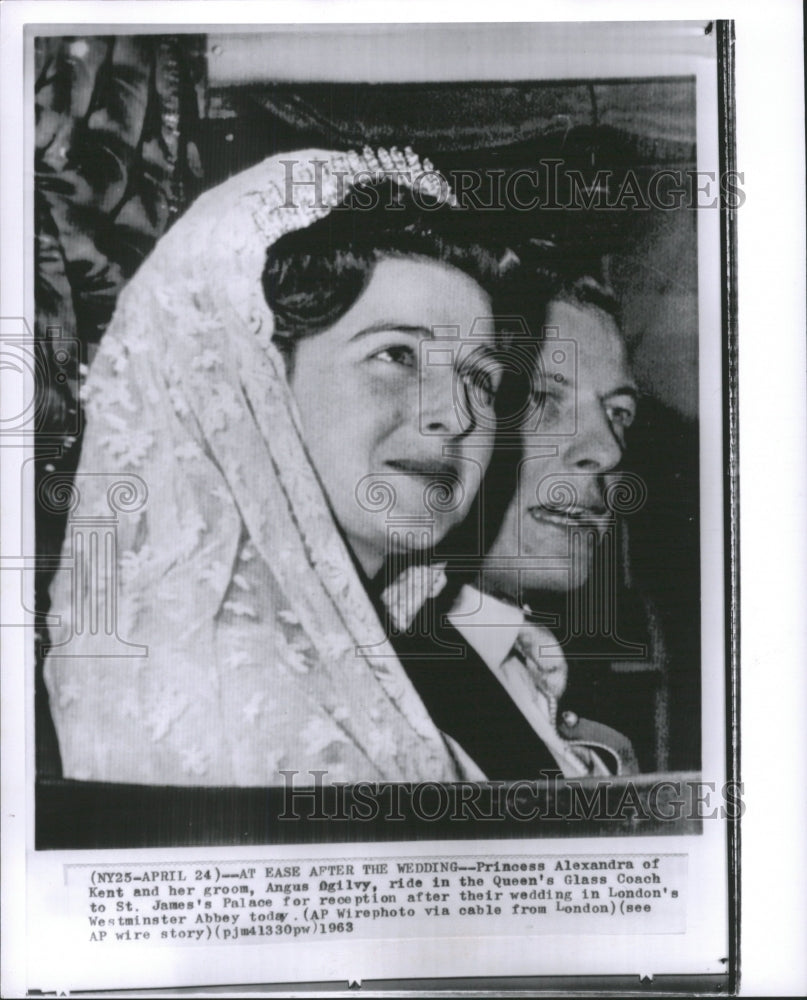 1963 Press Photo Angus Ogilvy Princess Alexandra Kent - RRW32405 - Historic Images