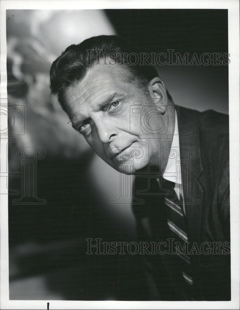 1968 Press Photo Chet Huntley Huntley-Brinkley report - RRW32501 - Historic Images