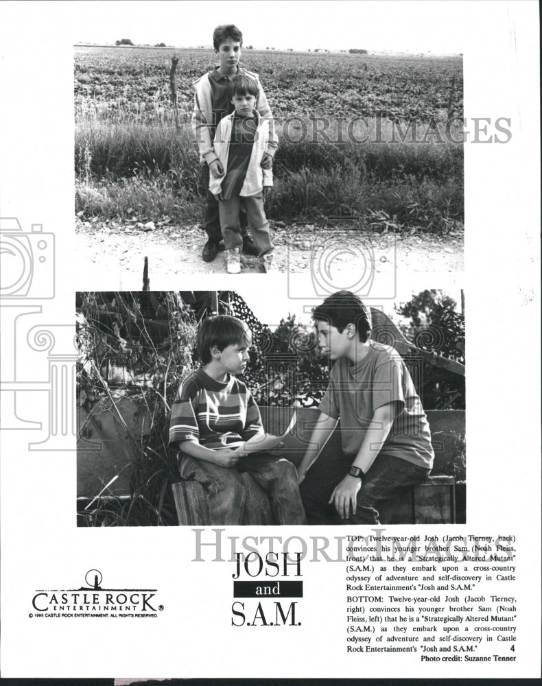 1986 Press Photo Jacob Tierney Noah Fleiss film Josh - RRW32529 - Historic Images