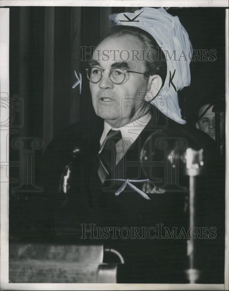 1938 press Photo Thomas Mooney Labor Union Bomber Speak - RRW32543 - Historic Images