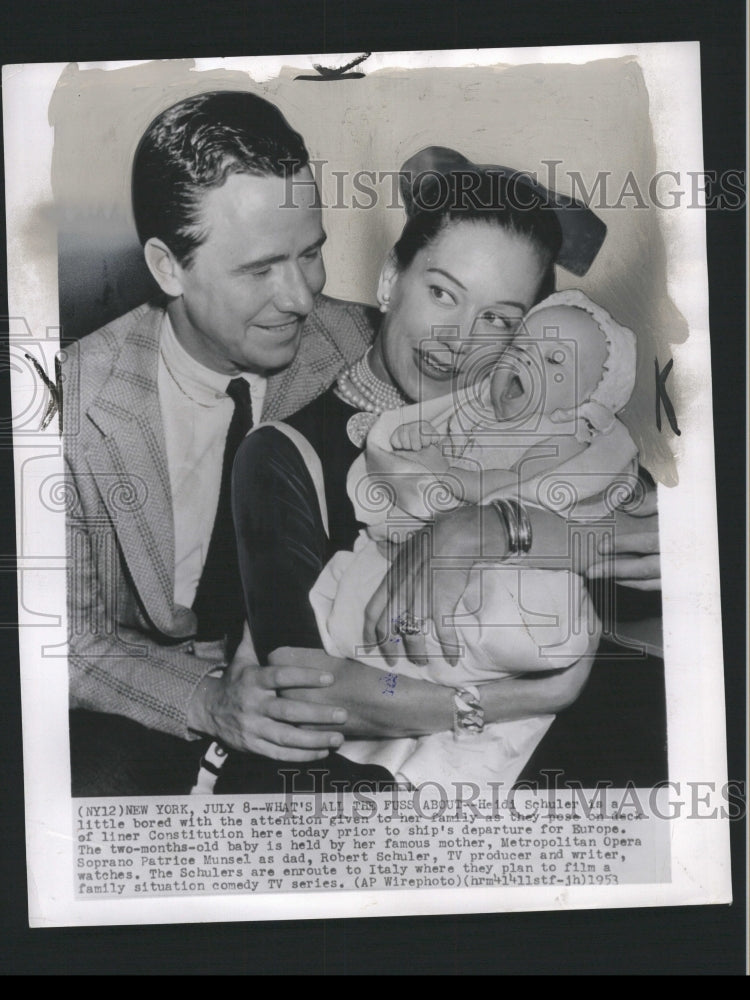 1953 Press Photo Heidi Schuler Patrice Munsel singer - RRW32629 - Historic Images