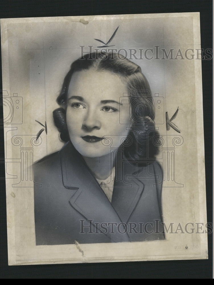 1949 Press Photo Barbara Christie Detroit Socialite - RRW32651 - Historic Images