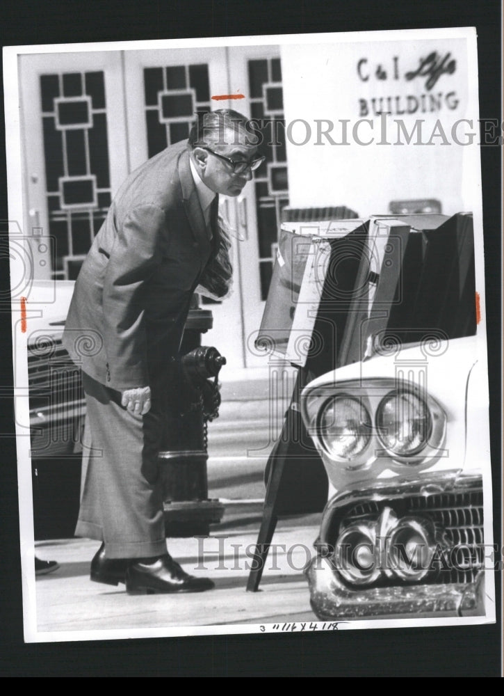 1963 Press Photo Busy Houston Street corner passerby - RRW32663 - Historic Images