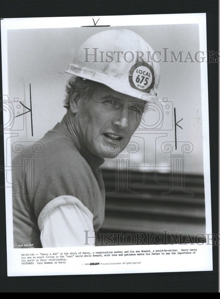 1984 Press Photo Harry Son Hpward Paul Newsman Writer - RRW32679 - Historic Images