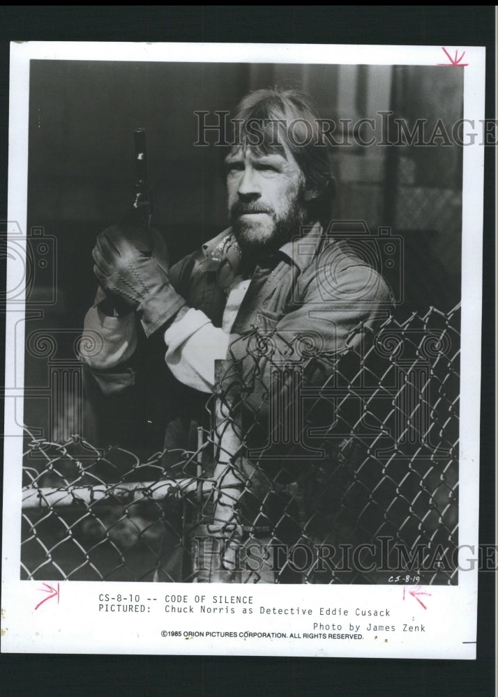 1988 Press Photo Chuck Norris Actor - RRW32729 - Historic Images