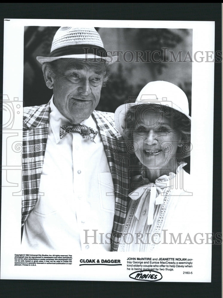 Press Photo John McIntire and Jeanette Nolan - RRW32737 - Historic Images