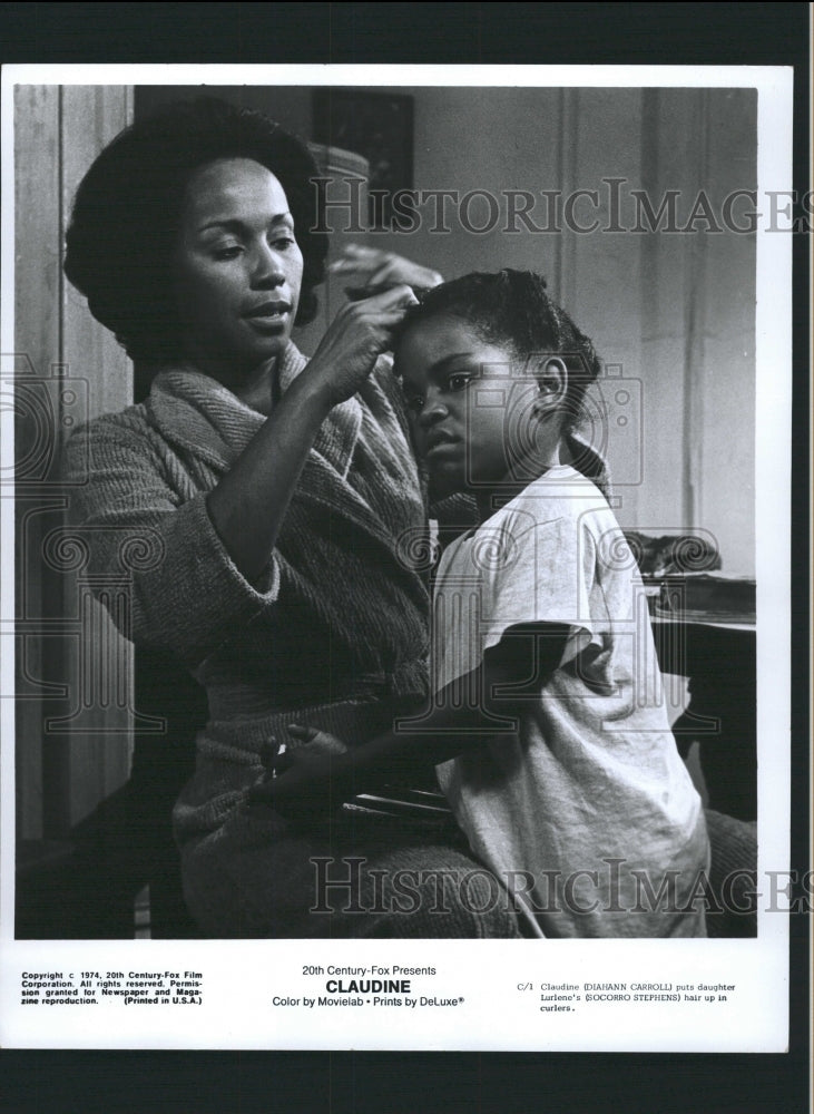 1974 Press Photo Diahann Carroll Socorro Stephens - RRW32741 - Historic Images