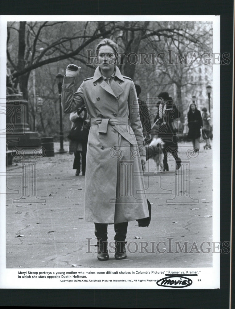 Press Photo Meryl Streep Dustin Hoffman Kramer Kramer - RRW32751 - Historic Images