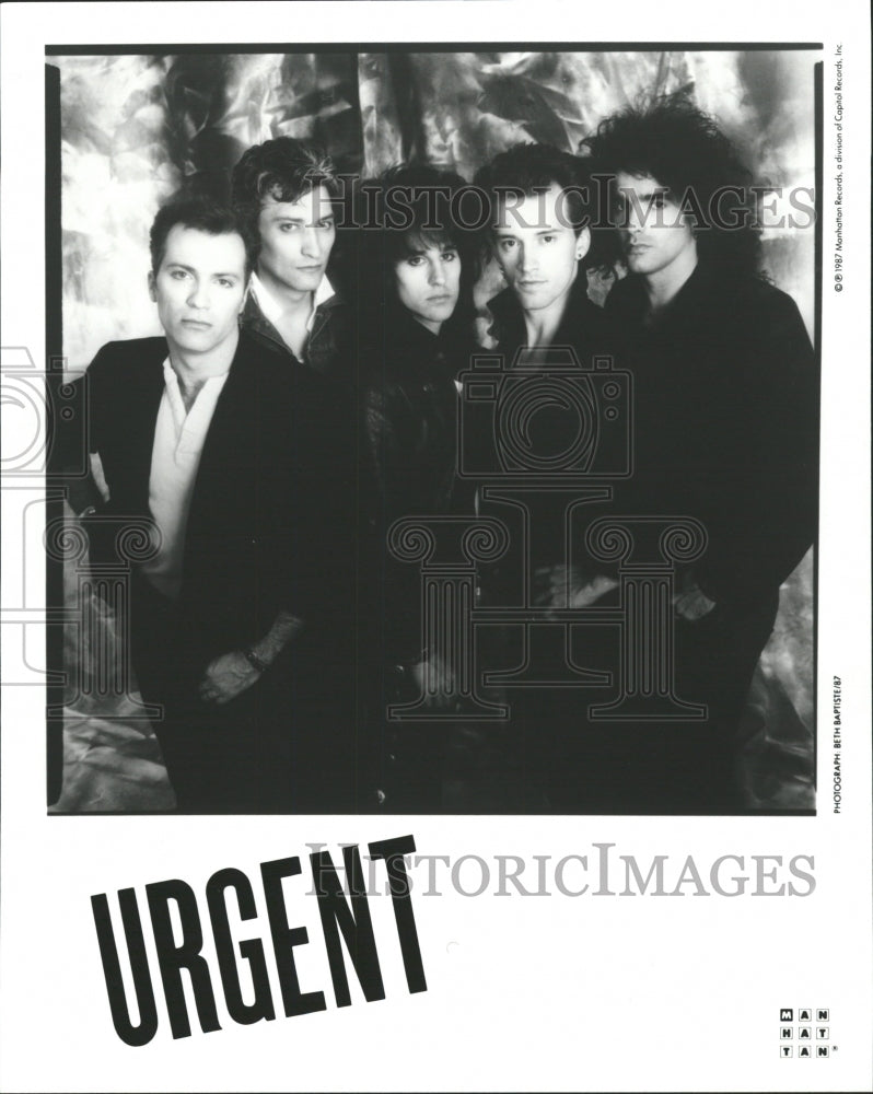 1988 Press Photo Urgent band - RRW32947 - Historic Images