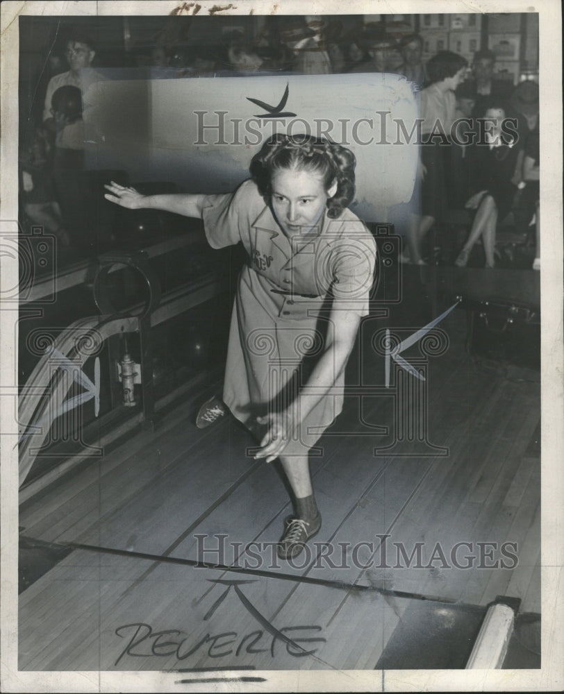 1948 Press Photo Champion Single Detroit Val Bowler - RRW33065 - Historic Images