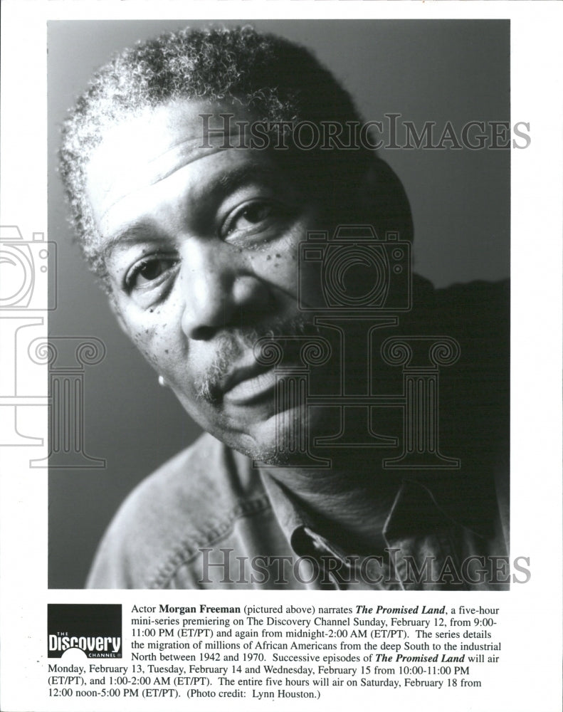 1995 Press Photo MORGAN FREEMAN AMERICAN ACTOR DIRECTOR - RRW33083 - Historic Images
