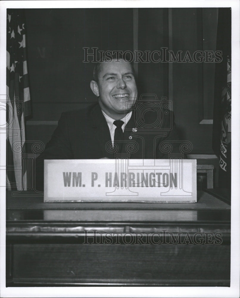 1966 Press Photo WM. P. Harrington Politics - RRW33115 - Historic Images