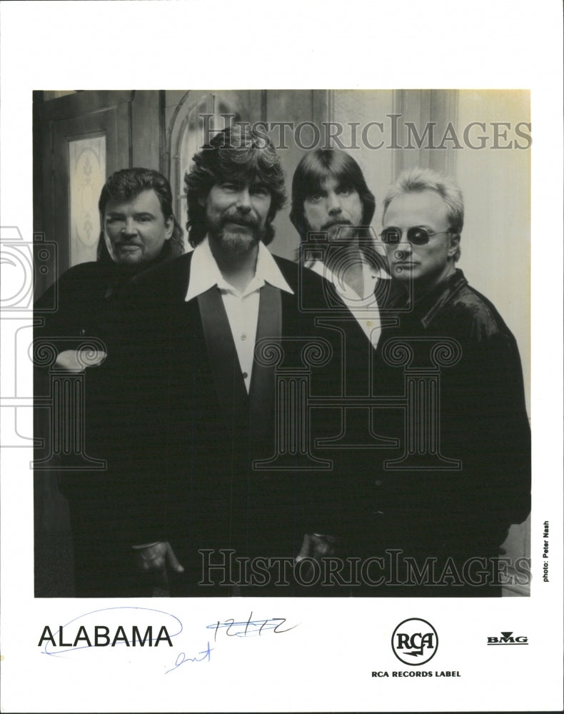 Press Photo Alabama Country Southern Rock Band R Owen - RRW33135 - Historic Images