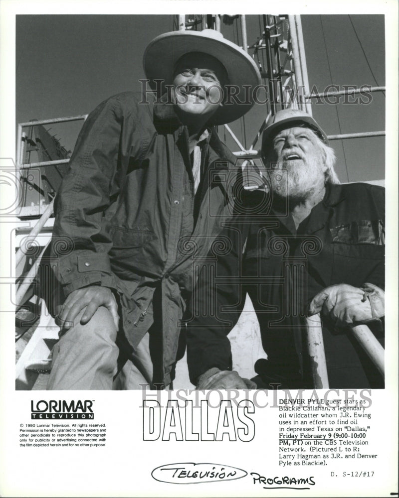 1990 Press Photo Dallas Television Program - RRW33161 - Historic Images