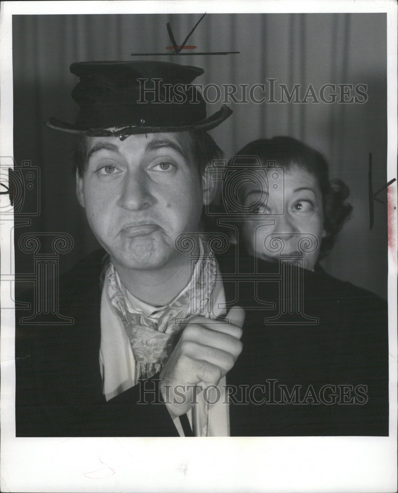 1958 Press Photo Sid The Fuzzy Minded Professor - RRW33201 - Historic Images