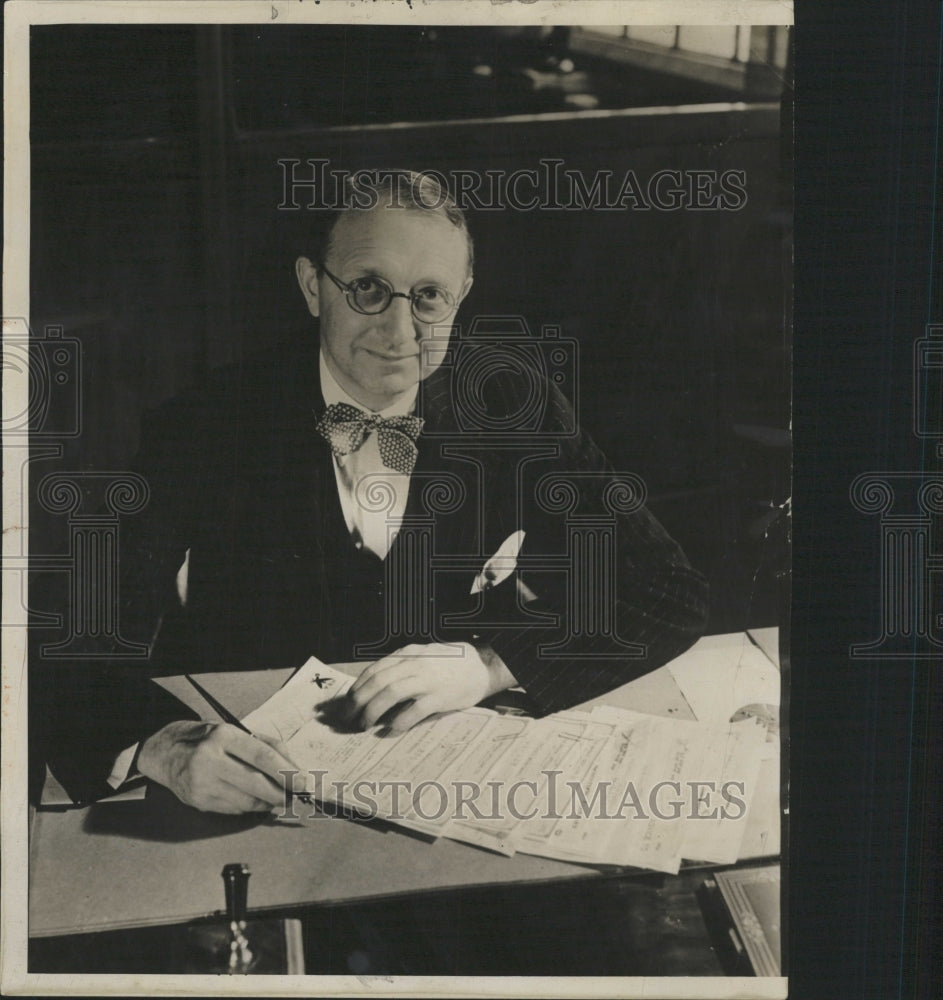 1985 Press Photo Bernard Stroh Jr Brewer - RRW33265 - Historic Images