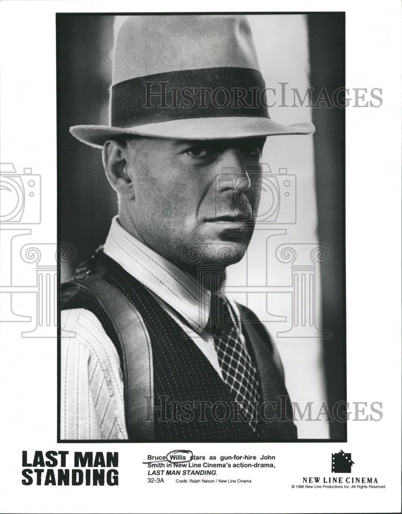 1996 Press Photo John Smith Last Man Bruce Willis - RRW33305 - Historic Images