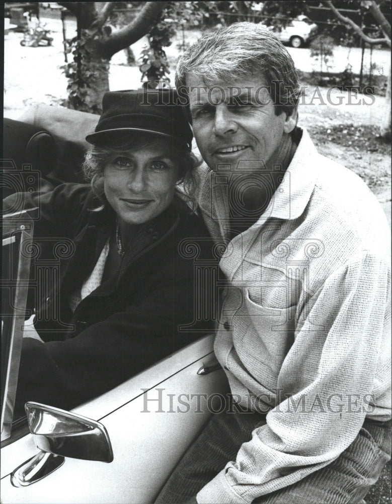 1987 Press Photo L Hutton Wm Devane Timestalkers ABC-TV - RRW33315 - Historic Images