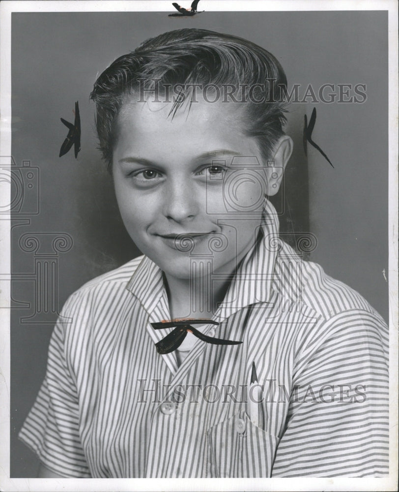 1958 Press Photo Tom Kapanoske age 14 - RRW33375 - Historic Images