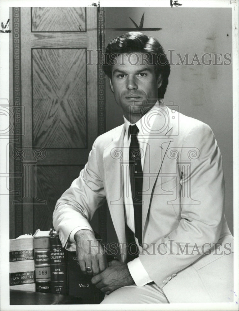 1986 Press Photo Actor Harry Hamlin In LA Law - RRW33383 - Historic Images