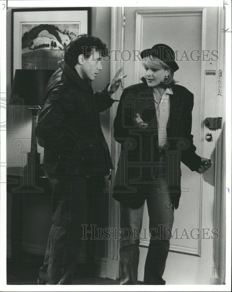 1994 Press Photo Paul Riser and Helen Hunt &quot;Mad about y - RRW33427 - Historic Images