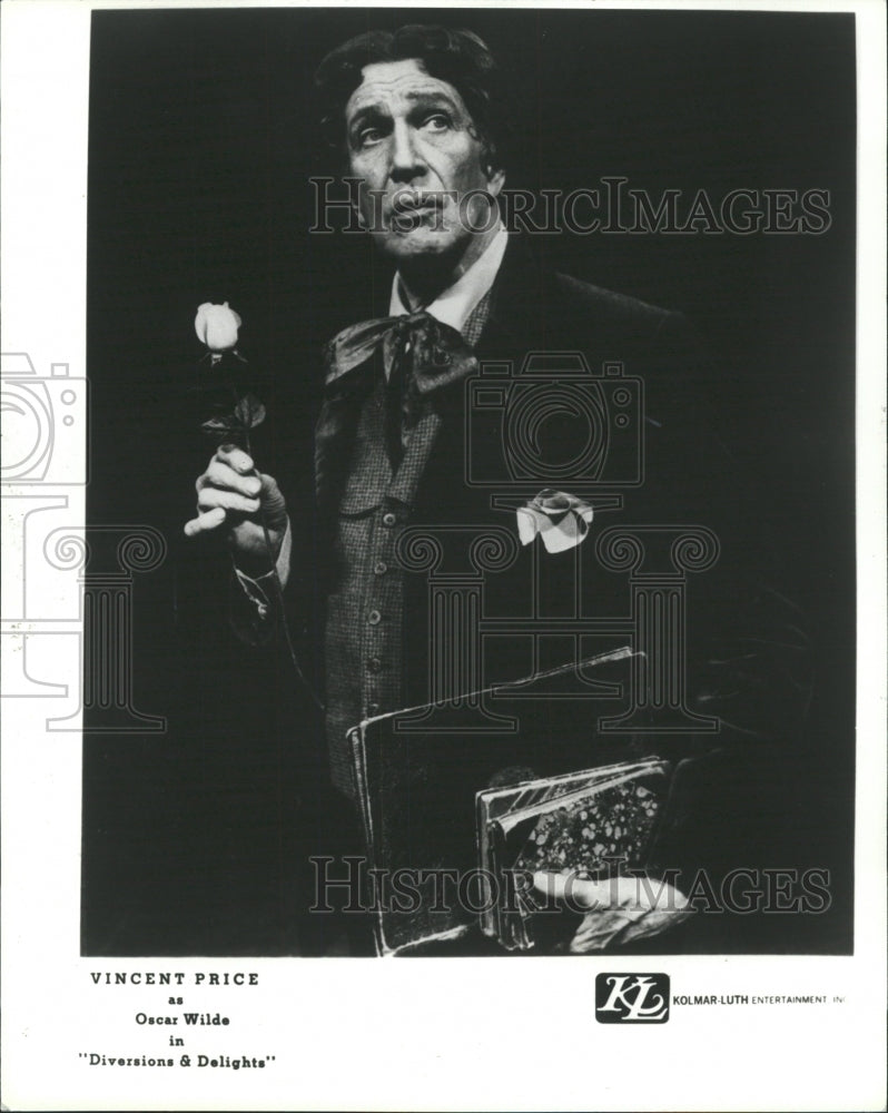 1981 Press Photo Vincent Price American actor Oscar - RRW33481 - Historic Images