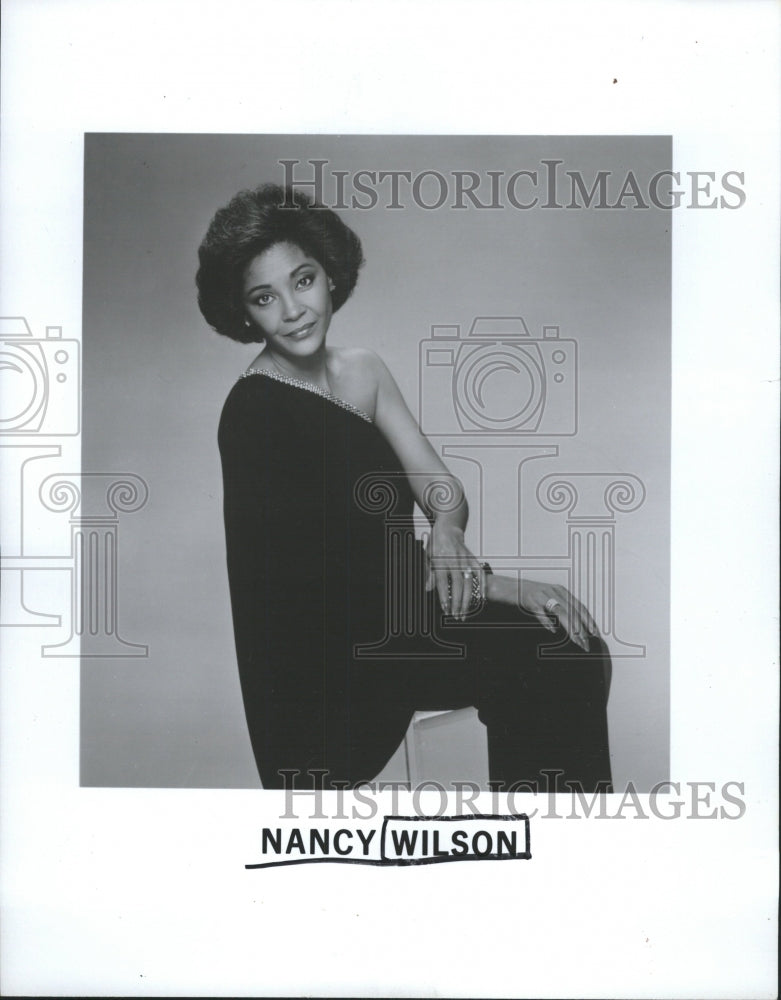 1983 Press Photo Nancy Wilson Jazz Blues Music Singer - RRW33497 - Historic Images