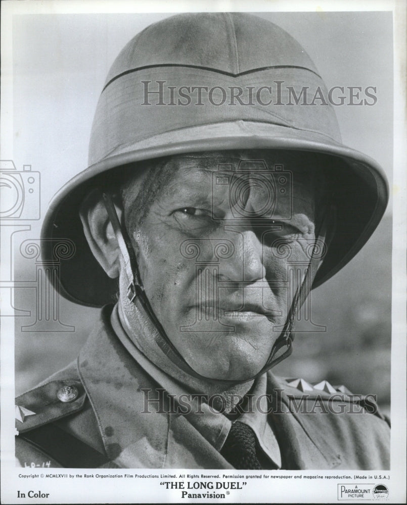 1968 Press Photo Actor Harry Andrews &quot;The Long Duel&quot; - RRW33511 - Historic Images