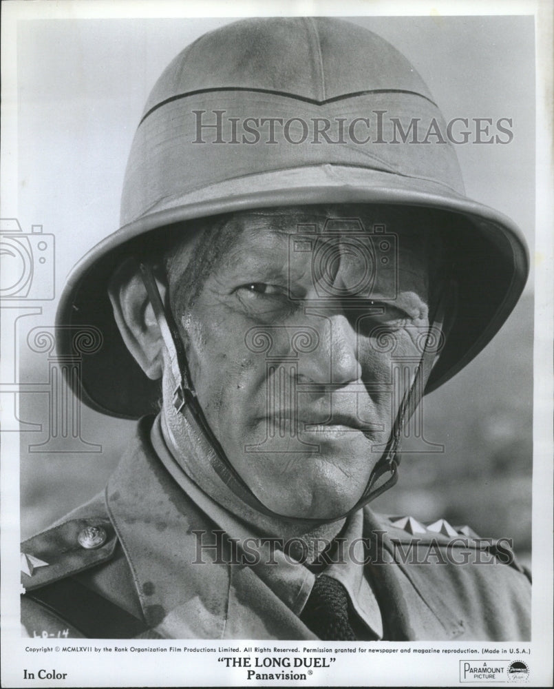 1968 Press Photo Actor Harry Andrews "The Long Duel" - RRW33511 - Historic Images