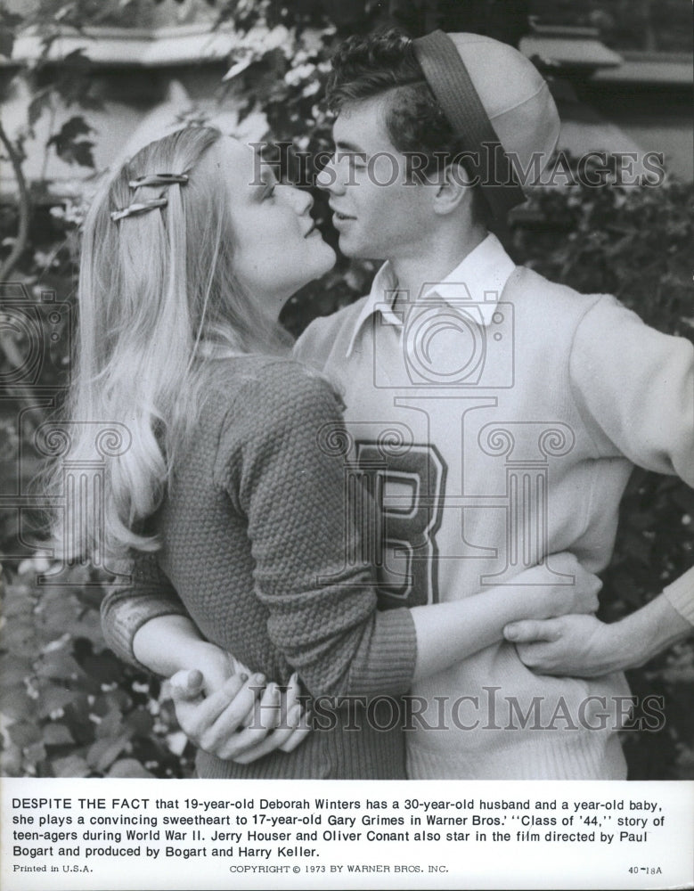 1973 Press Photo D WInters G Grimes Class of '44 Film - RRW33543 - Historic Images