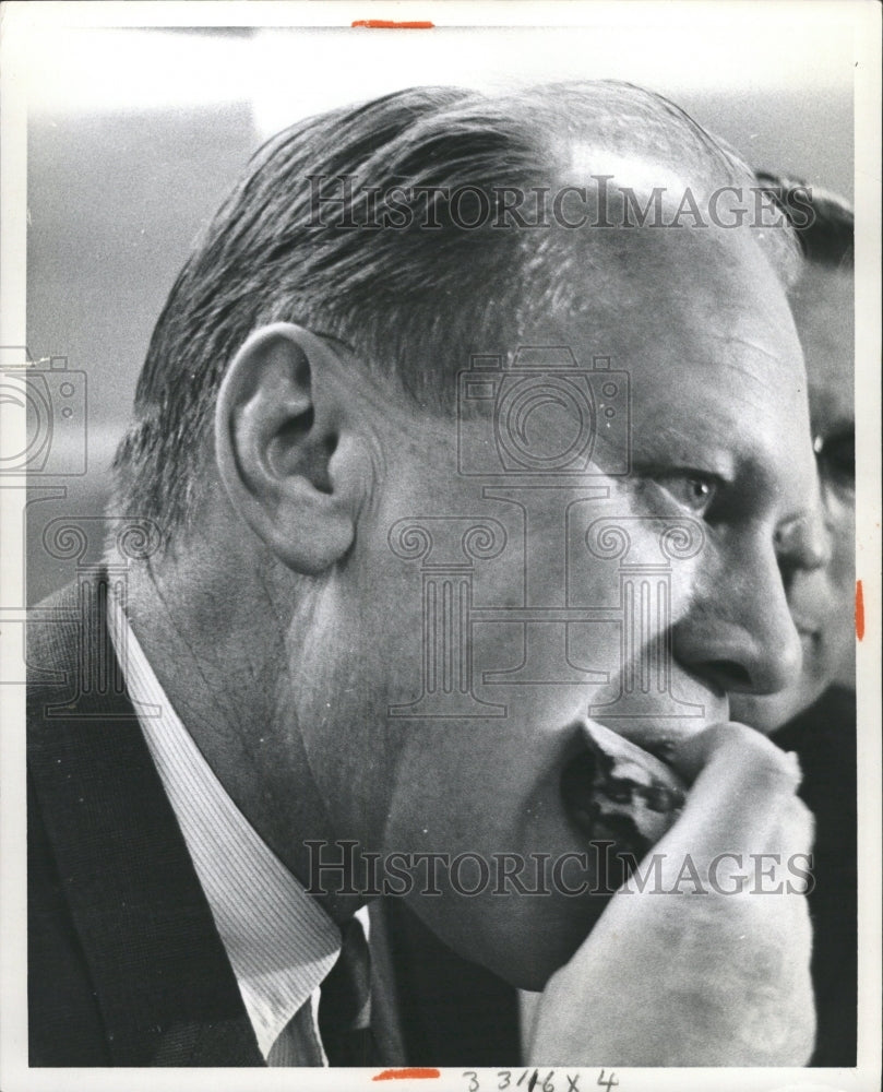 1965 Press Photo Representative Gerald Ford cherry pie - RRW33561 - Historic Images