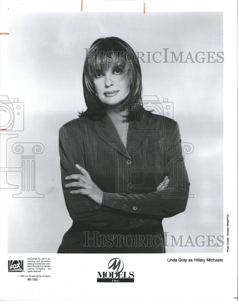 1994 Press Photo Linda Gray Actress Models Inc - RRW33631 - Historic Images