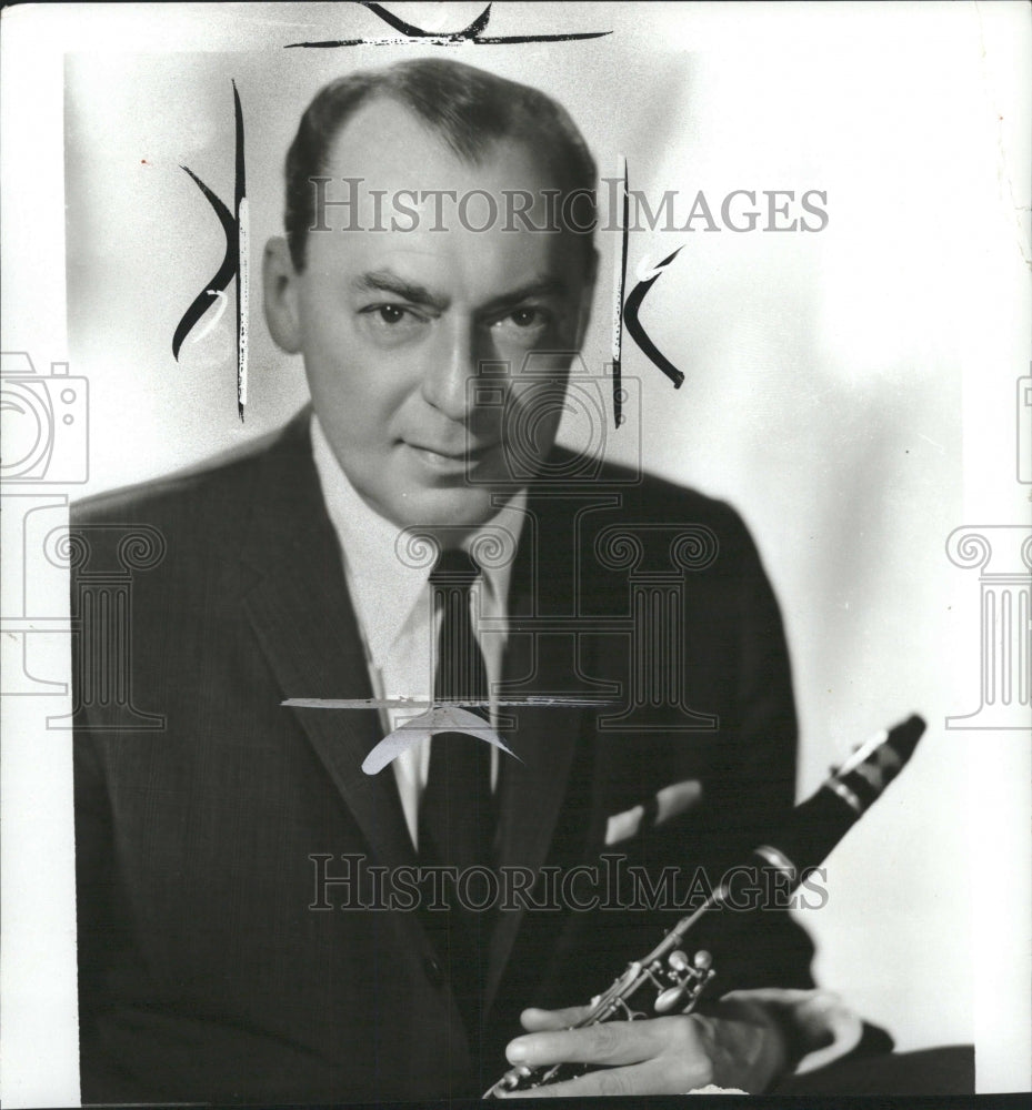 1967 Press Photo Woody Herman Clarinetist Bandleader - RRW33753 - Historic Images