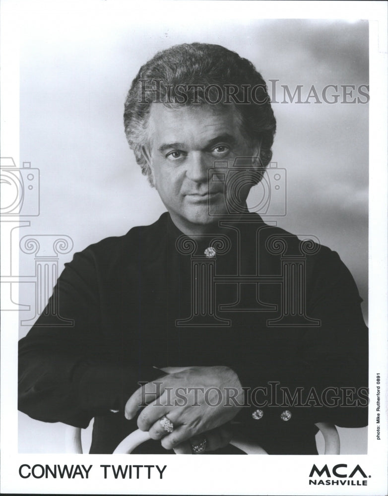 1991 Press Photo Conway Twitty Country Music Singer - RRW33773 - Historic Images