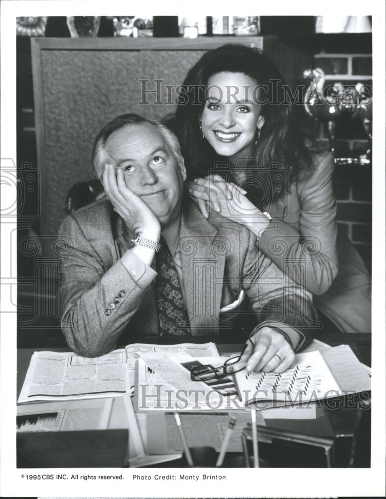 1995 Press Photo Actors Valerie Harper & Dakin Matthews - RRW33827 - Historic Images