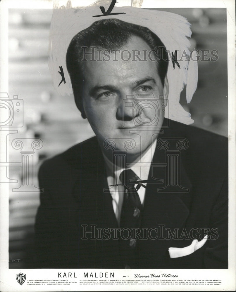 1956 Press Photo Karl Malden Actor - RRW33859 - Historic Images