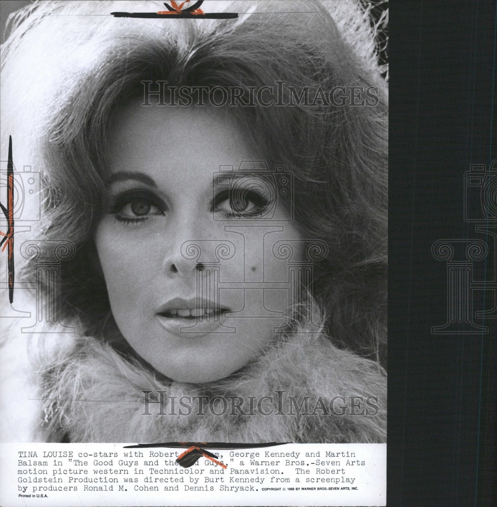1970 Press Photo Tina Louise Actress Good Guys Bad Guys - RRW33921 - Historic Images