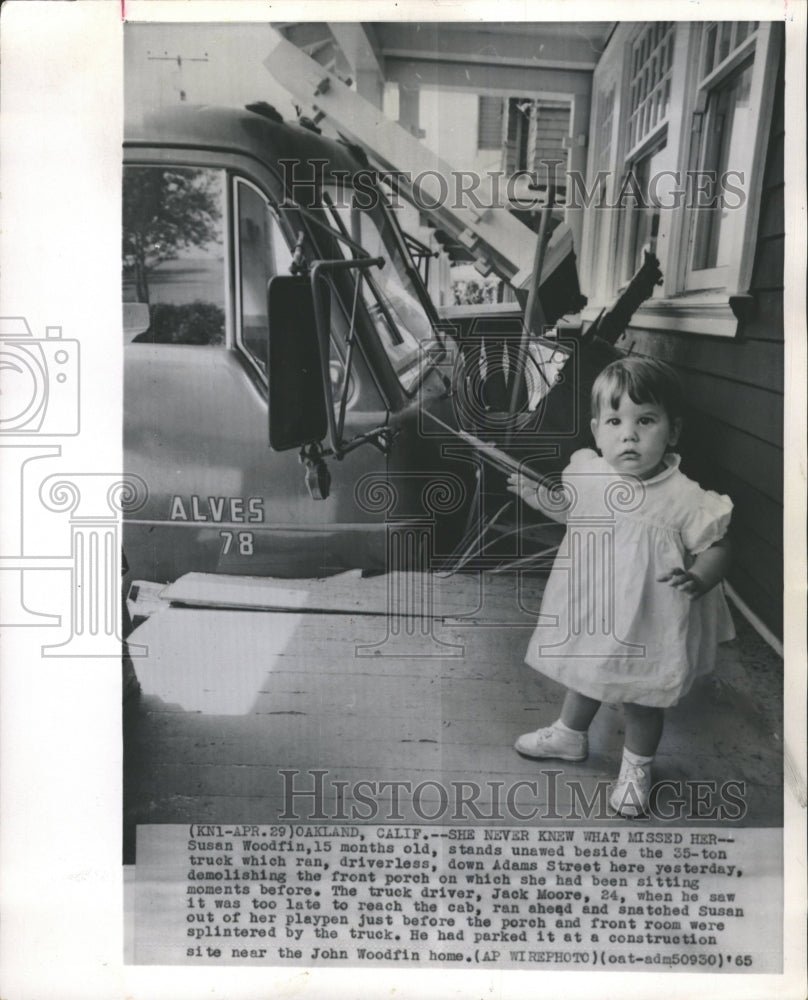 1965 Press Photo Susan Woodfin Oakland California - RRW34041 - Historic Images